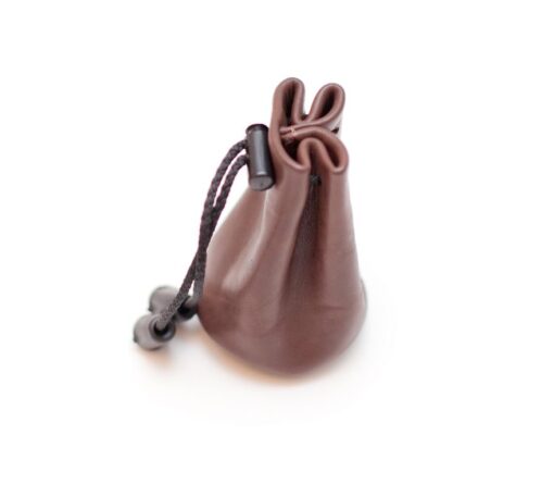 Big leather pouch