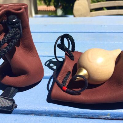 Small leather pouch