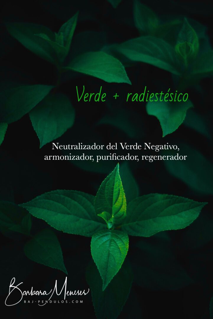 Colores radiestésicos: Verde Positivo