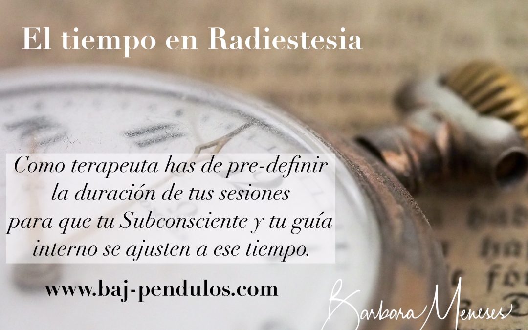 El tiempo en radiestesia