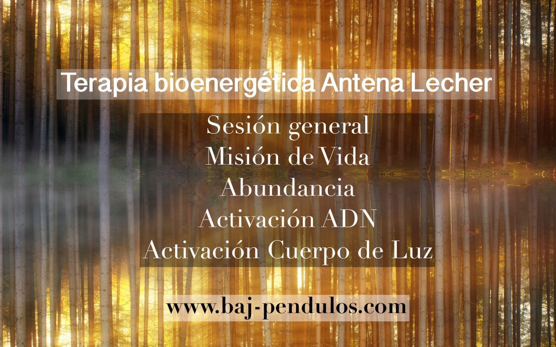 Terapia bioenergética Antena Lecher