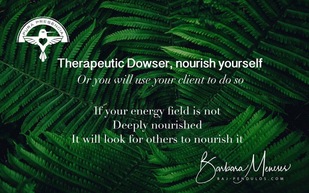 Therapeutic Dowser, heal yourself