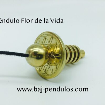 Péndulo Flor de la Vida Oro