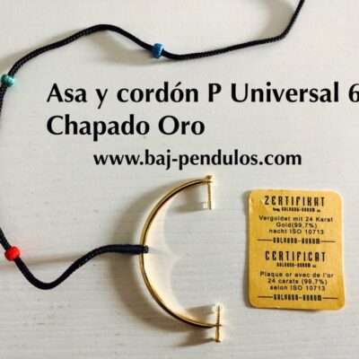Repuesto cordón Péndulo Universal 6.6 chapado Oro