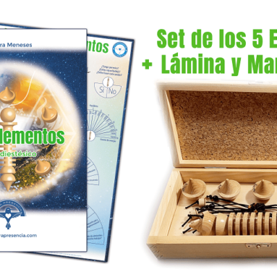 Set radiestésico 5 elementos