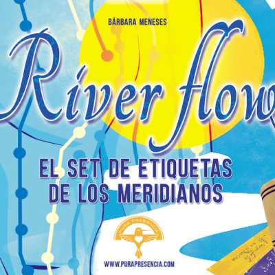 River flow (meridianos), set de etiquetas