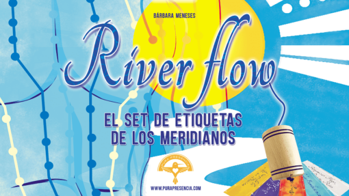 River flow (meridianos), set de etiquetas