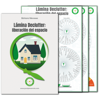 Lámina Decluttering liberación del espacio